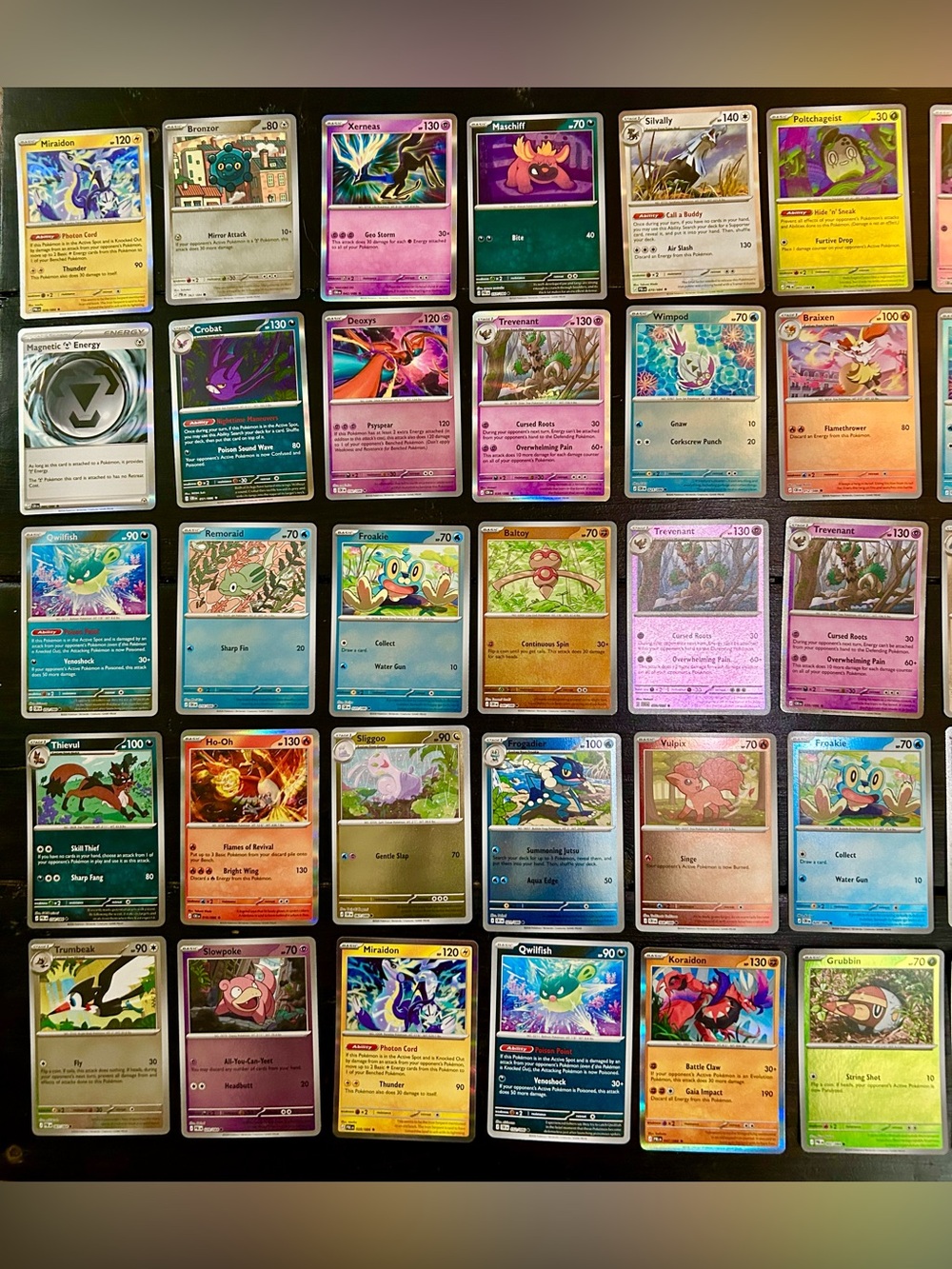 Pokémon TCG 61 Card Holo & Reverse Holo Foil Lot